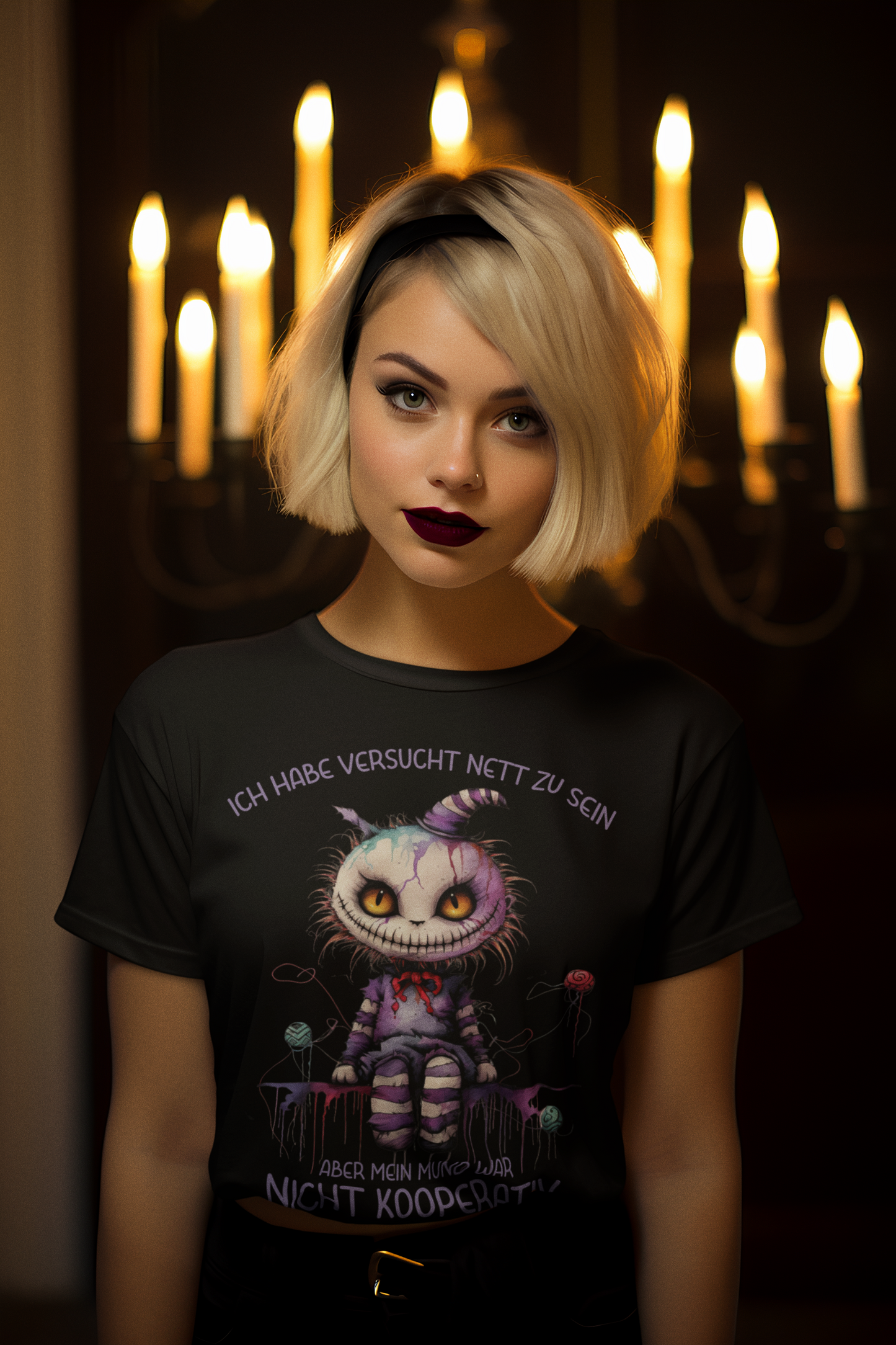 Ich habe versucht, nett zu sein... - sarkastisches Sprüche T-Shirt