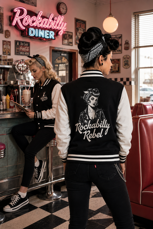 Rockabilly Rebel Collegejacke