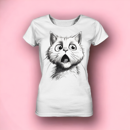 Screaming Cat - Ladies Organic Shirt
