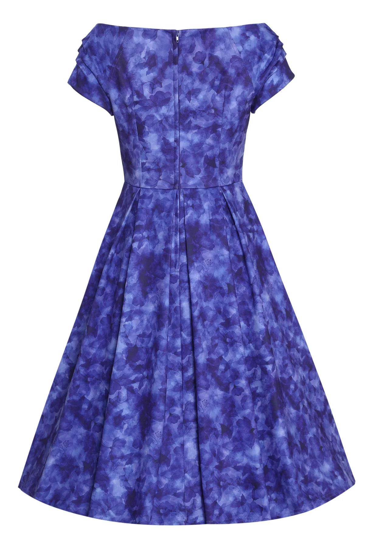 Purple Watercolor Lily Kleid