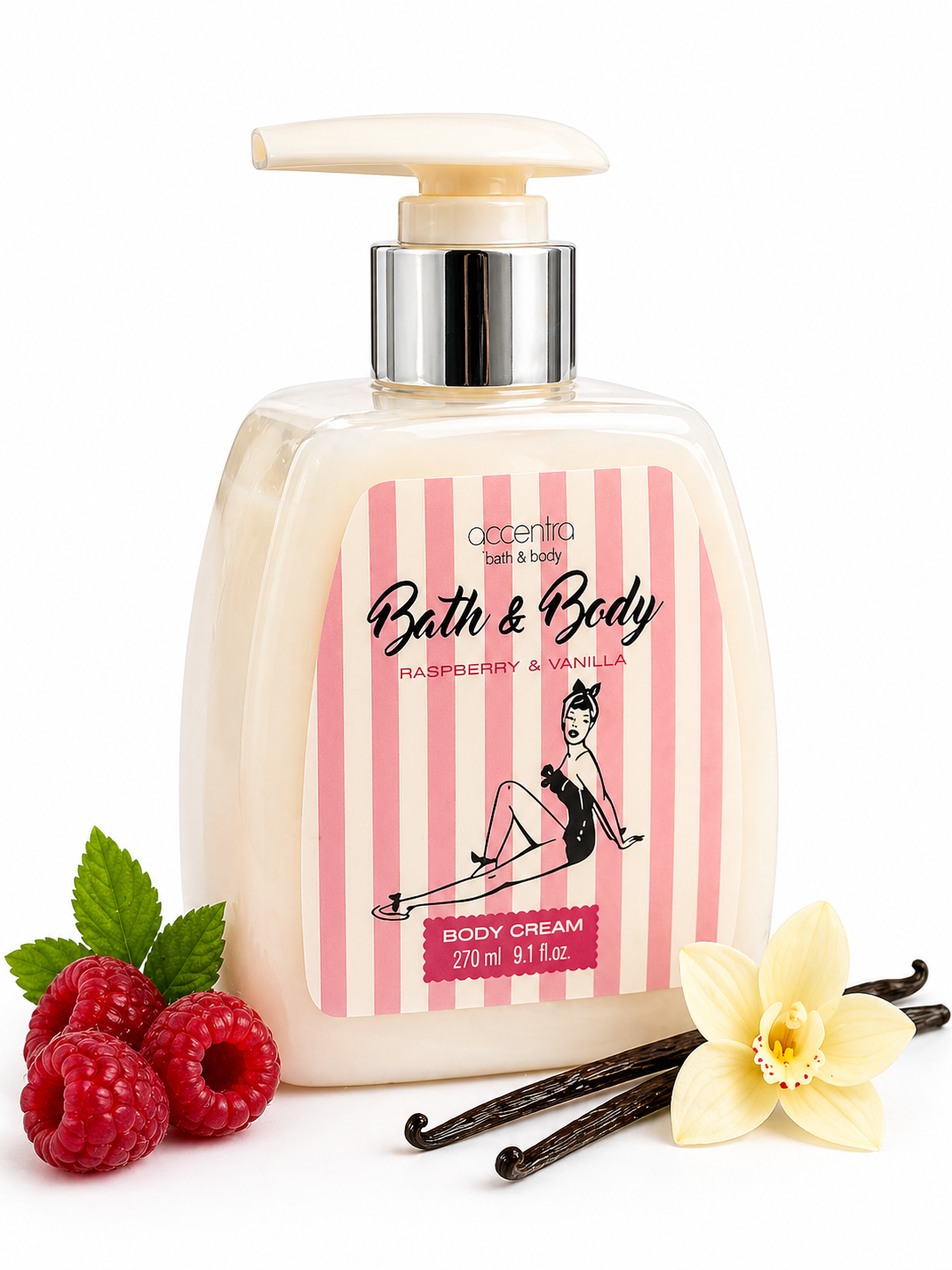 Retro Body Cream Himbeere & Vanille