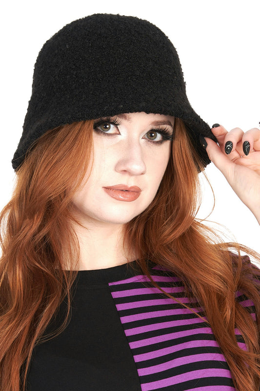 Superstar Vintage Hut schwarz und ivory