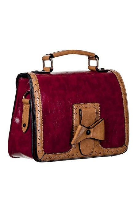Scandal Retro Handtasche rot