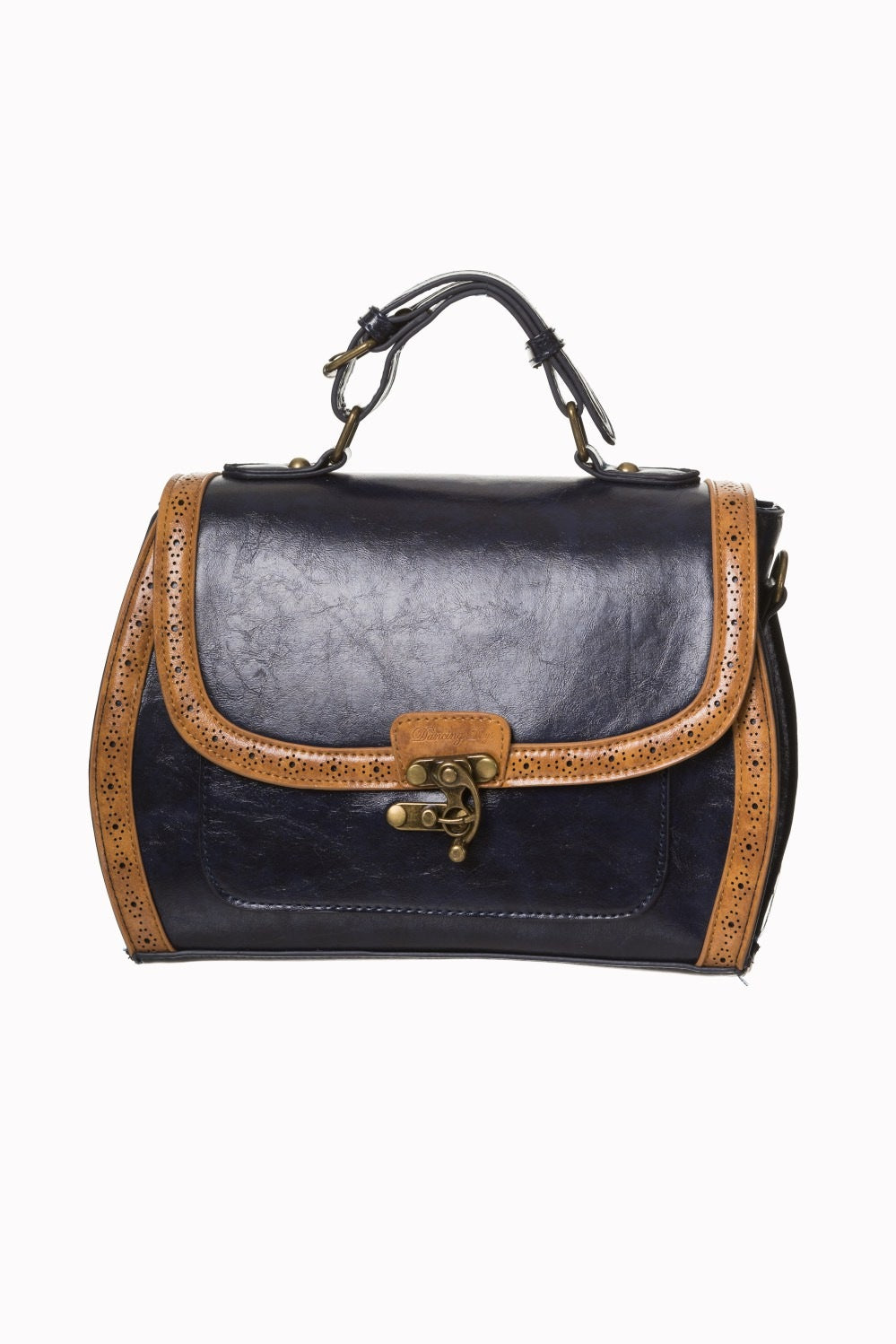 Stevie Vintage Handtasche dunkelblau