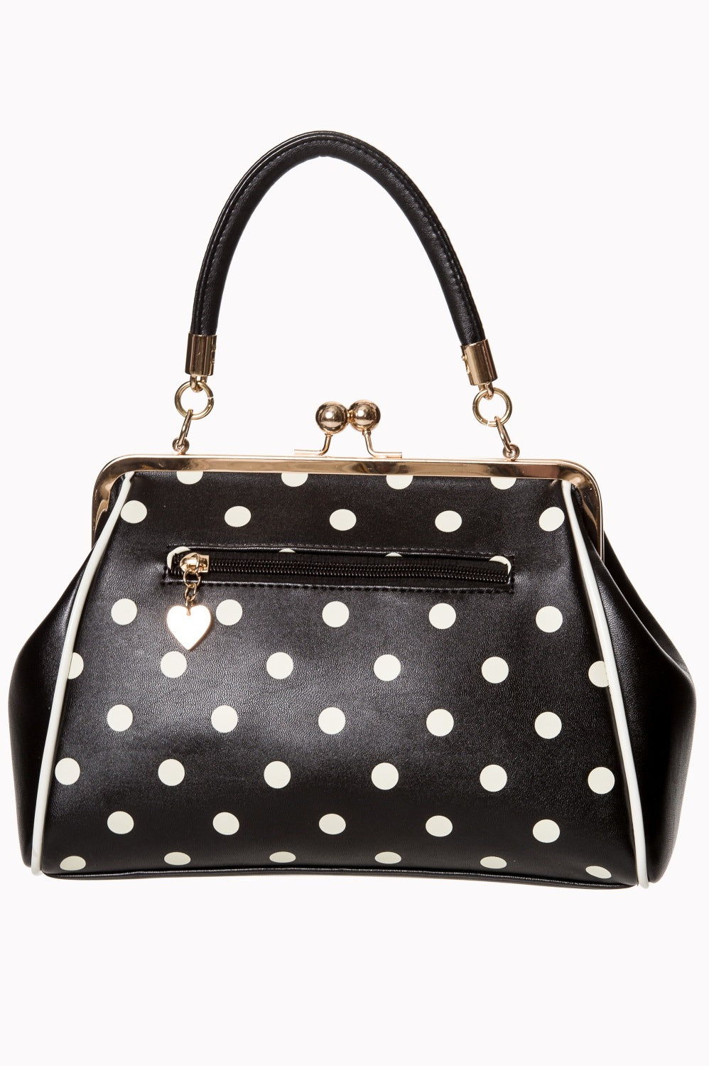 Crazy Little Things Polka Dot Handtasche schwarz-weiß