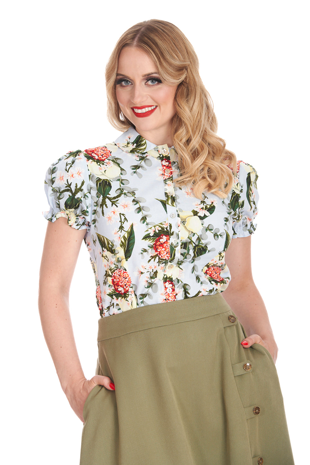 Bloom Vintage Bluse