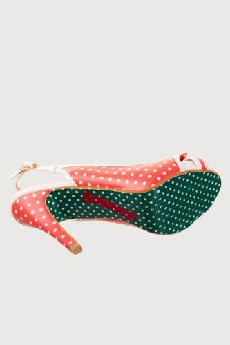 Mary Lou Peep Toe Pumps rot