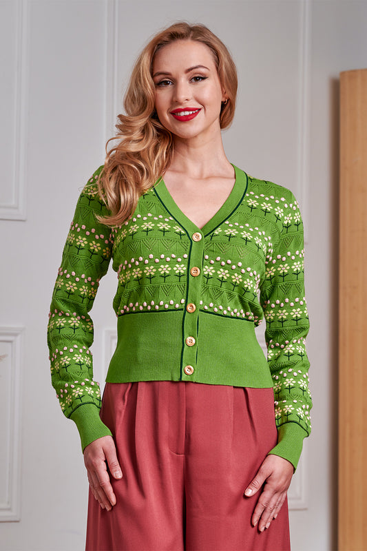 Kitty Bloom 50s Cardigan