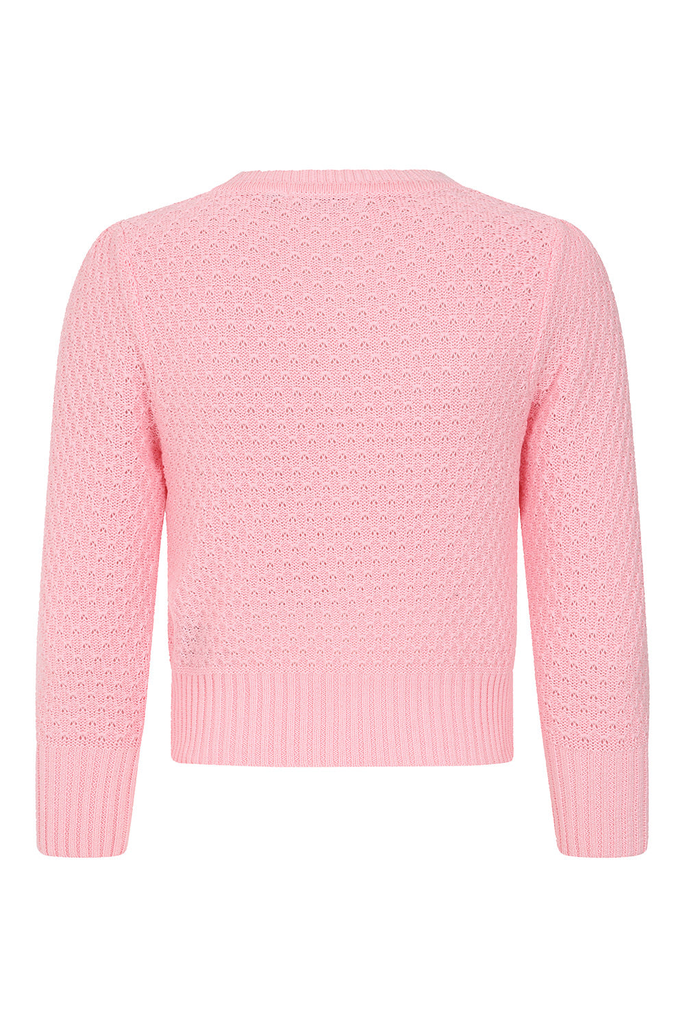 Pink Fara Cardigan - Retro-Style Strickjacke