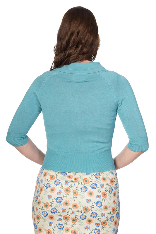 April Cardigan blue