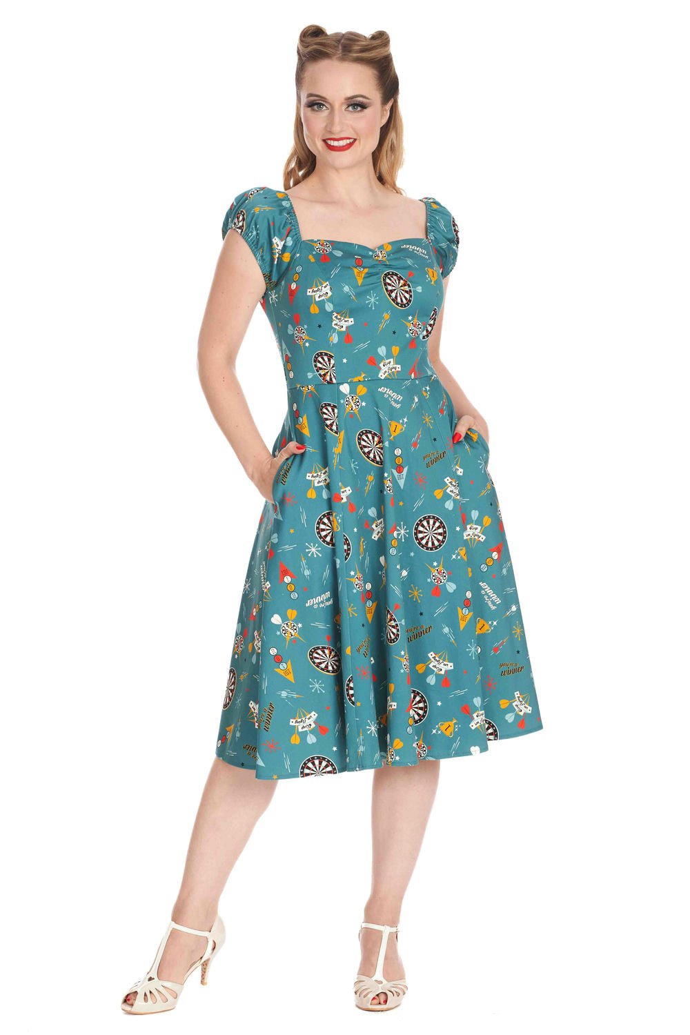 Keep em Fly Rockabilly Kleid
