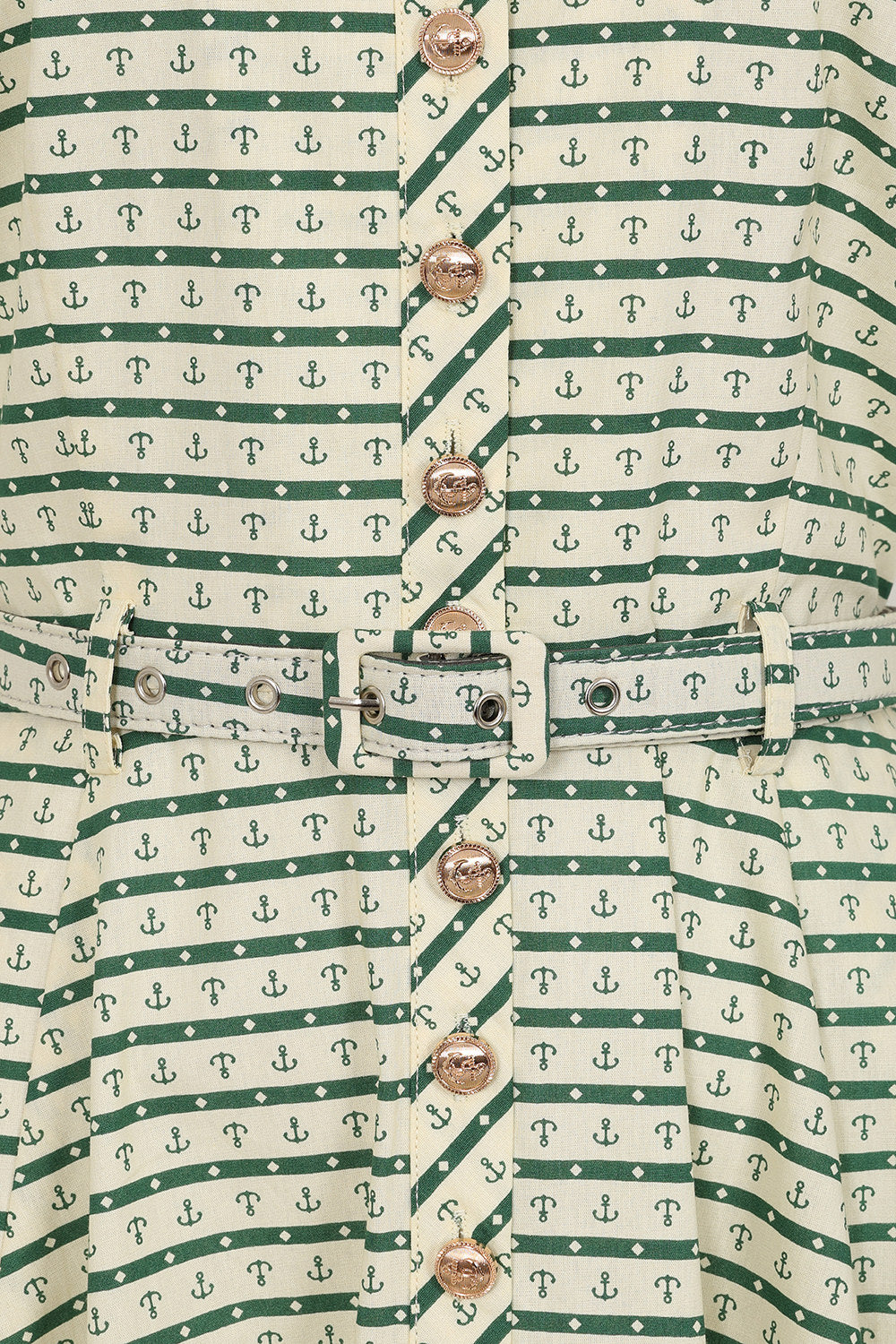 Greta Bella Anchor Kleid grün