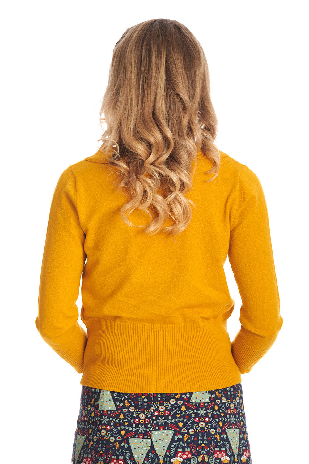 Sweet Scallop Jumper mustard