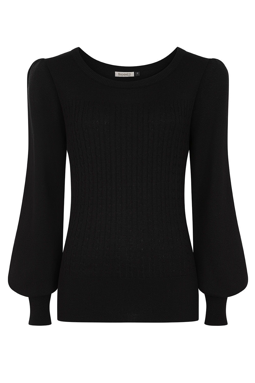 Una Jumper in schwarz