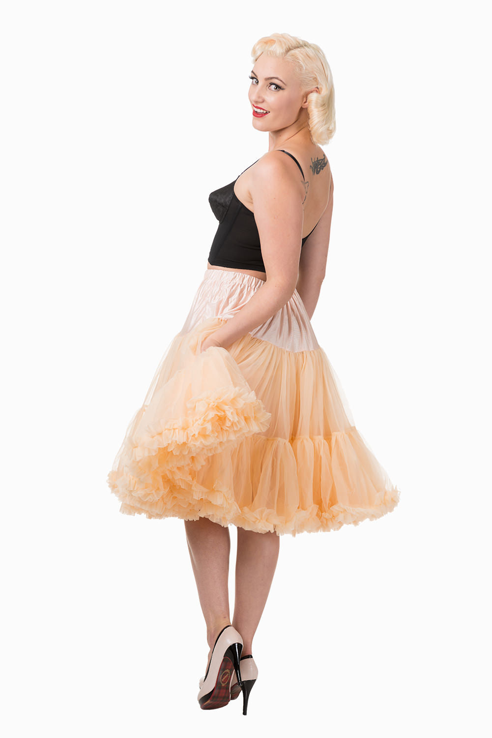 Midi Petticoat 58 cm - verschiedene Farben