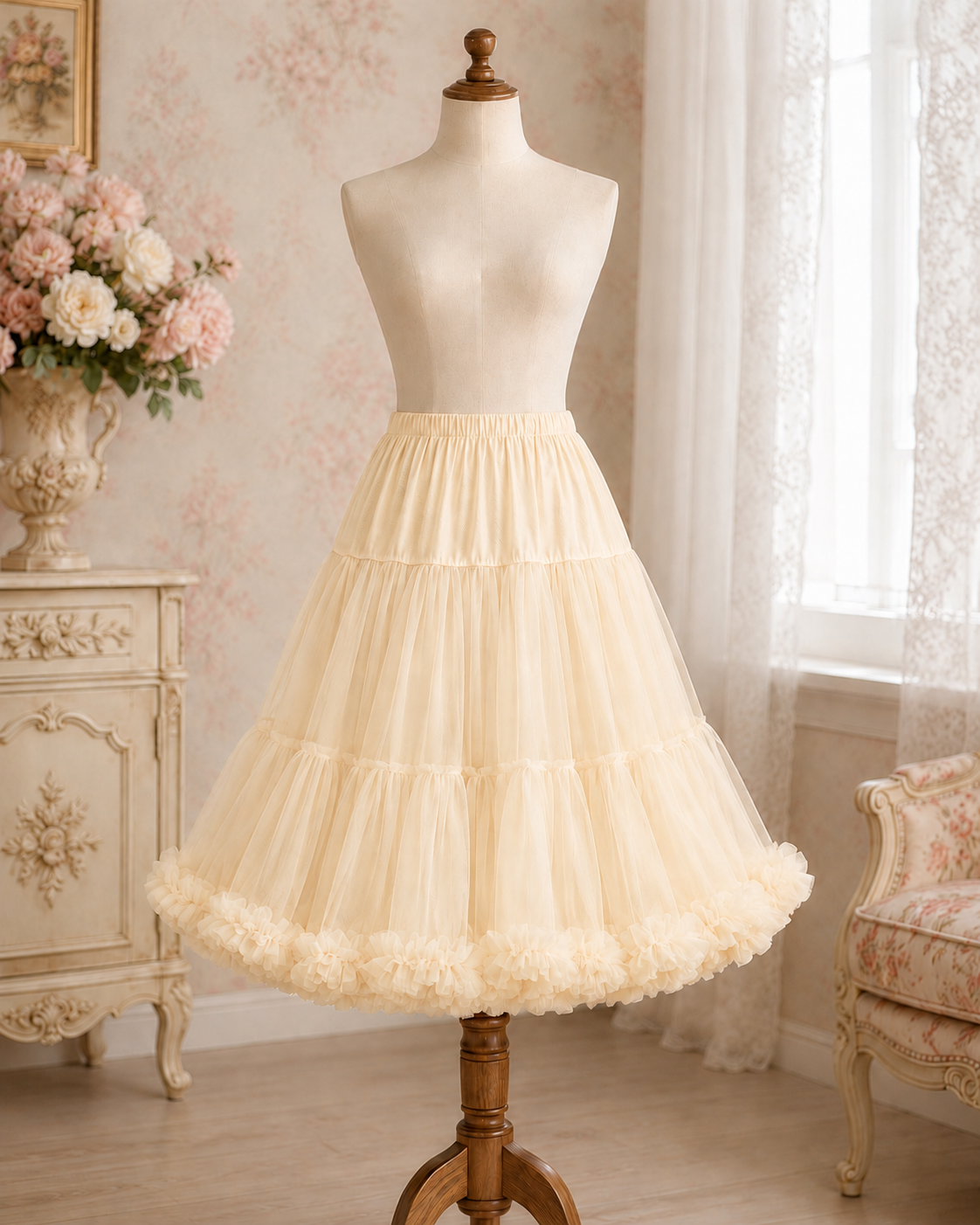 Petticoat 66 cm champagner