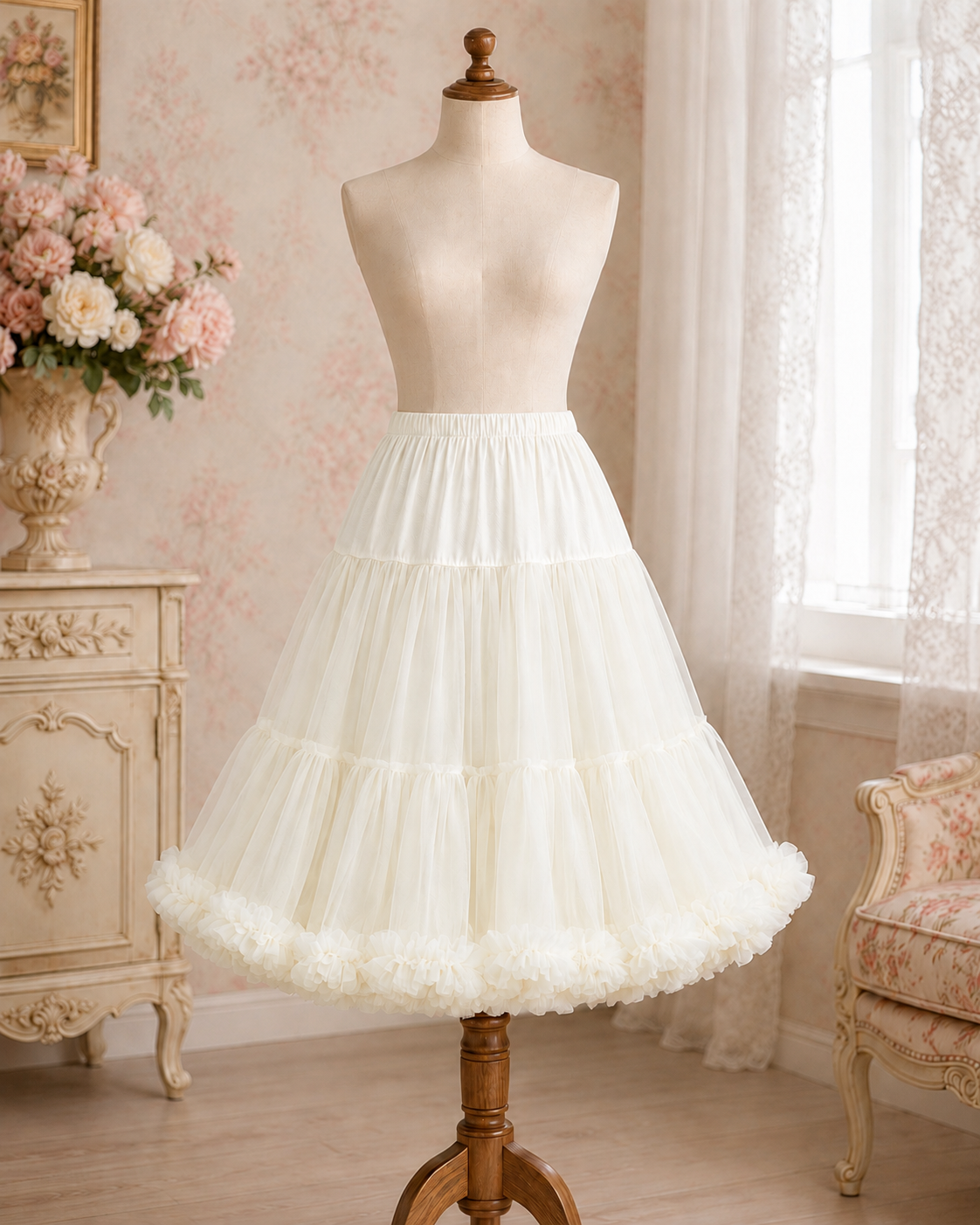 Petticoat 66 cm ivory