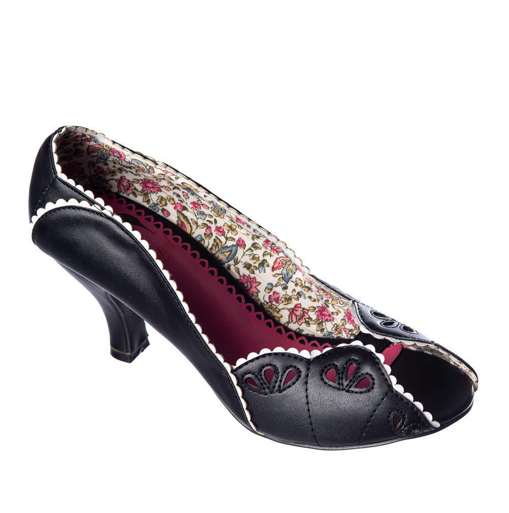 Ruby Woo Peep Toe Pumps