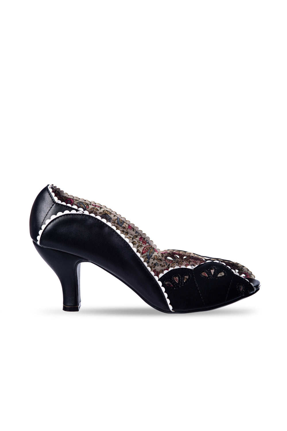 Ruby Woo Peep Toe Pumps