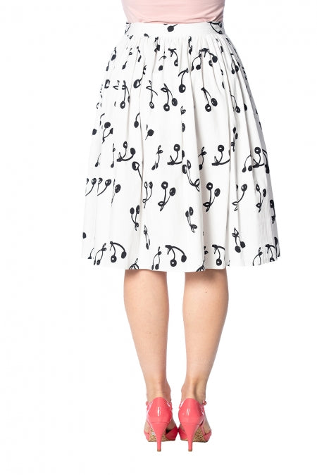 White Cherry Pop Skirt