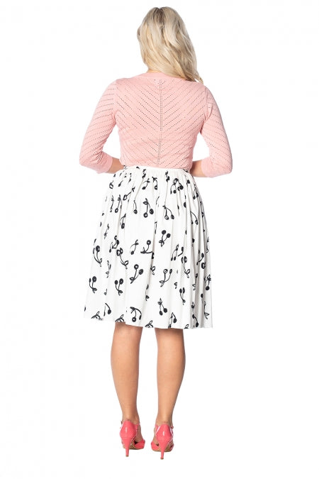 White Cherry Pop Skirt