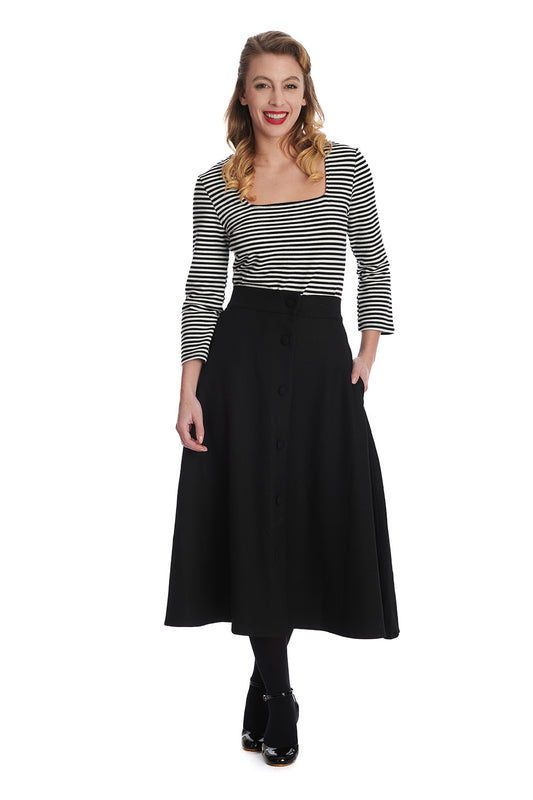 Book Worm Skirt schwarz
