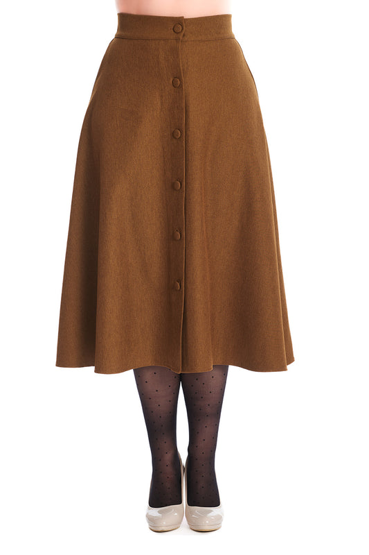 Book Worm Skirt khaki
