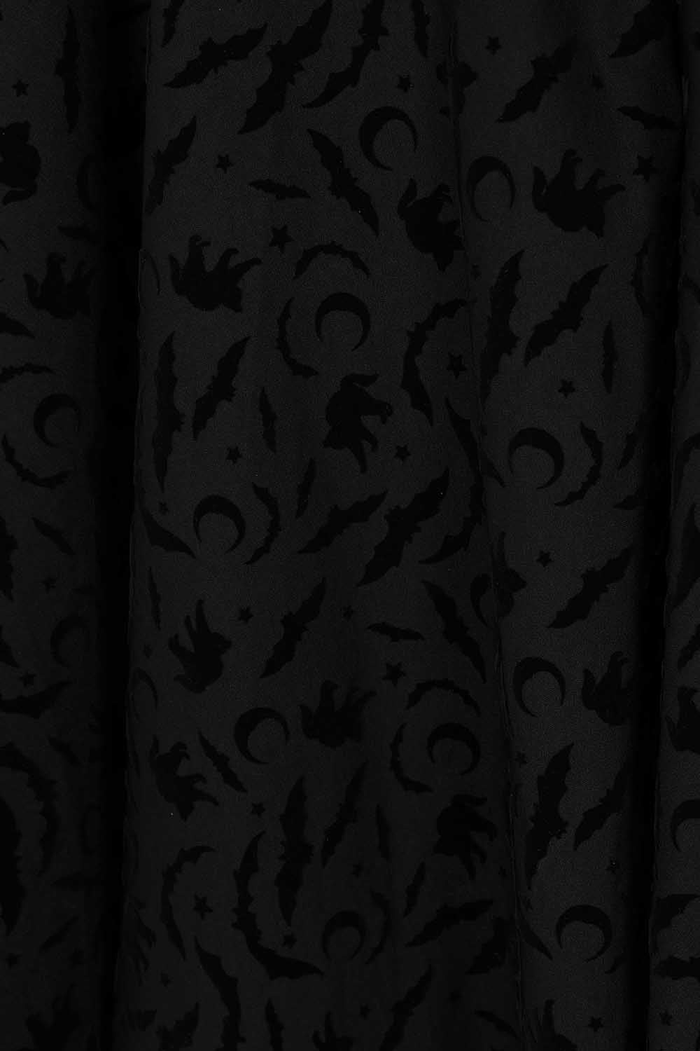 Cecille Bats Suspender Skirt - Rock mit Fledermäusen