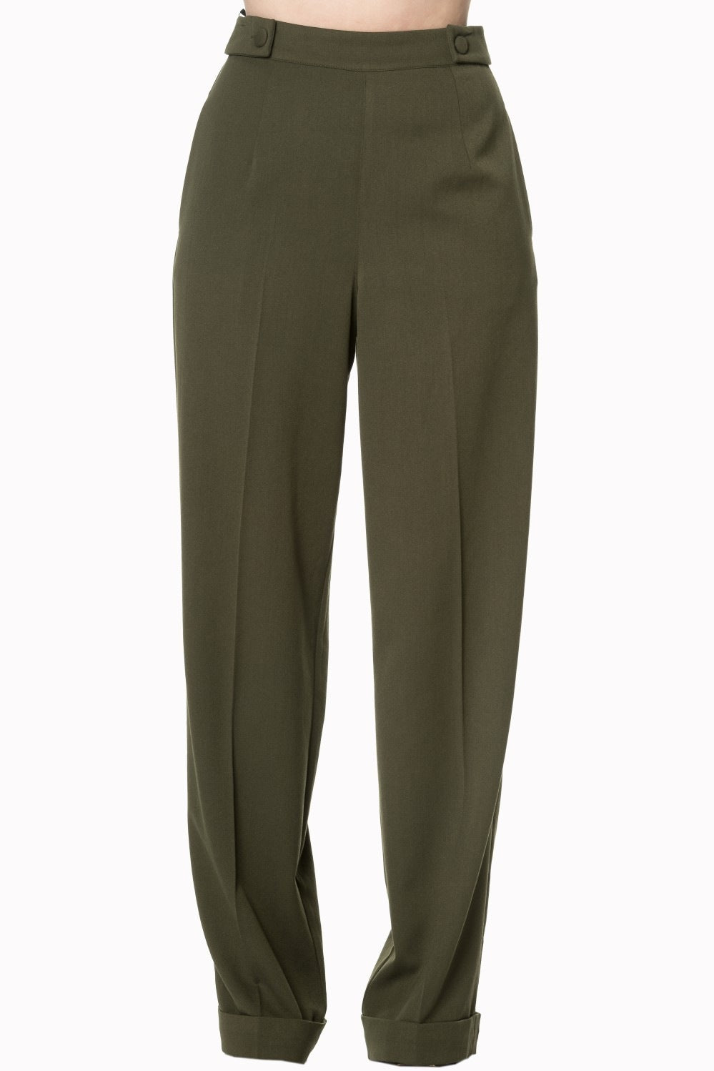 Party On Vintage Trousers olive