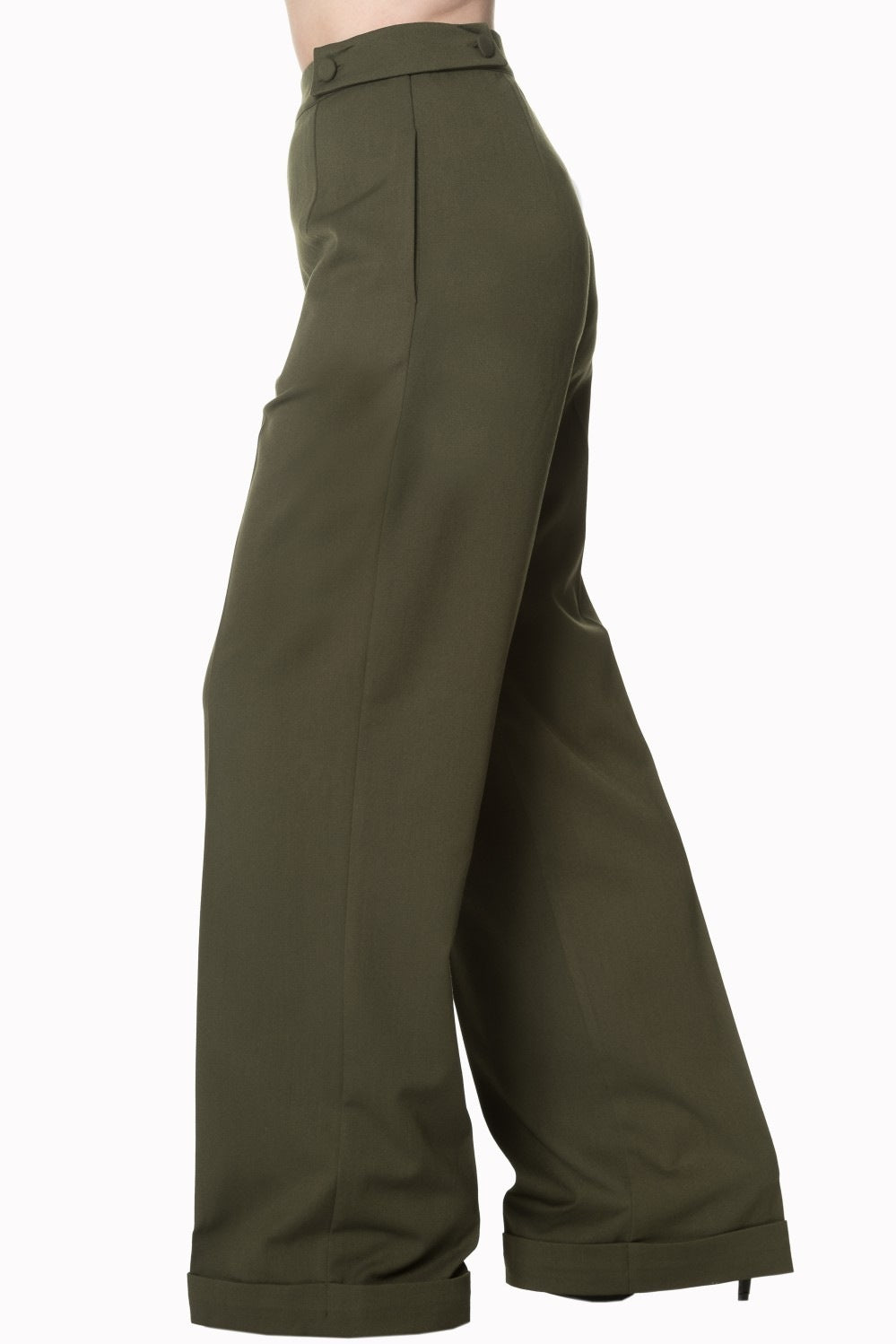 Party On Vintage Trousers olive