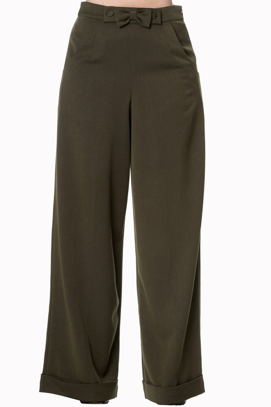 Hidden Away Trousers olive