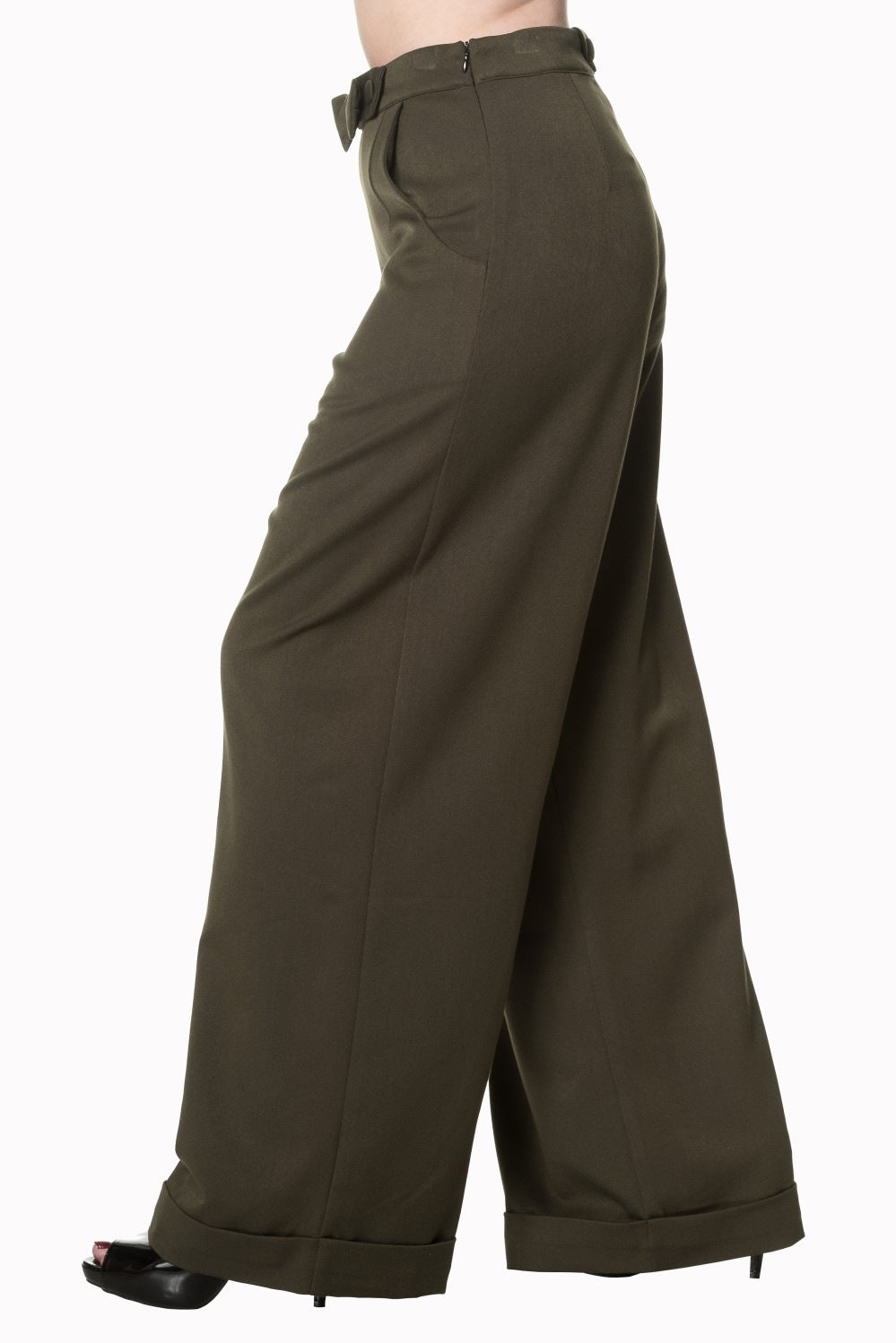 Hidden Away Trousers olive