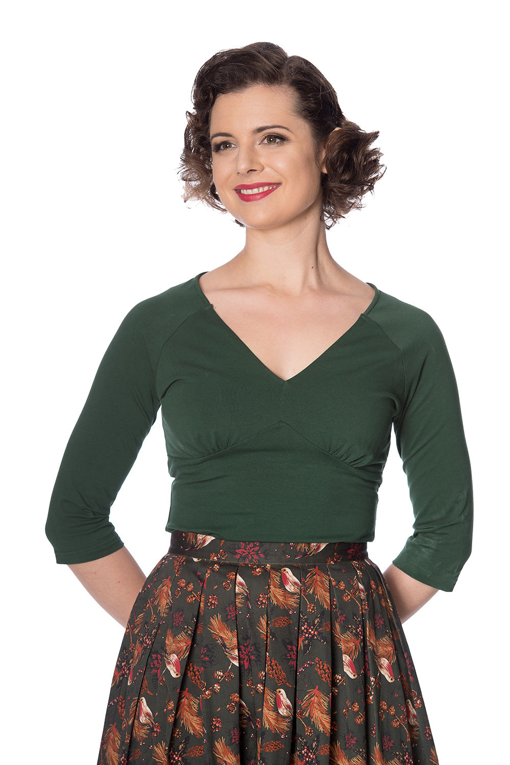 Cute & Classic Top darkgreen