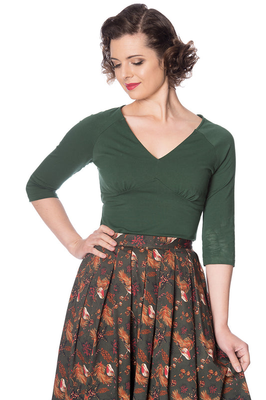 Cute & Classic Top darkgreen