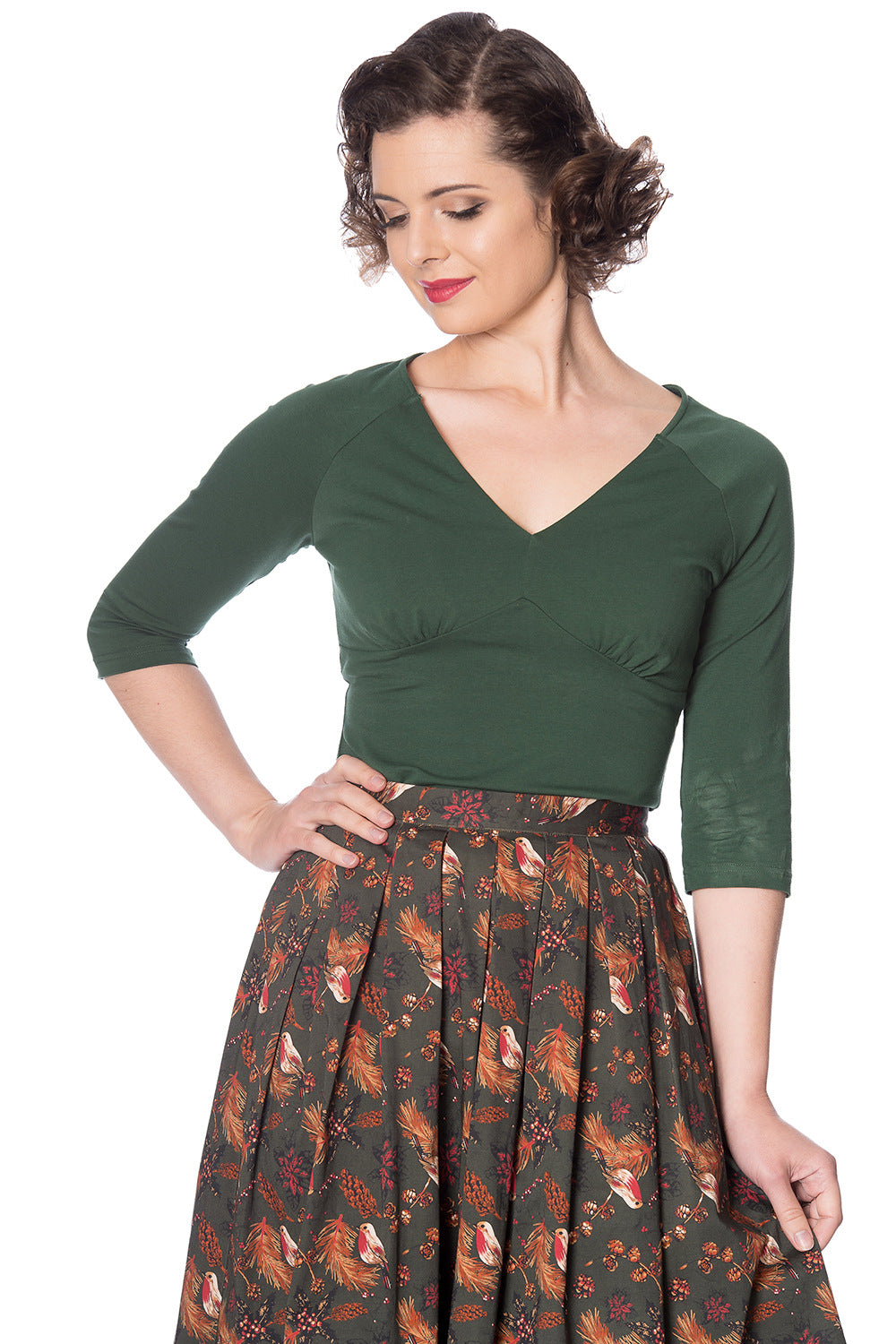 Cute & Classic Top darkgreen