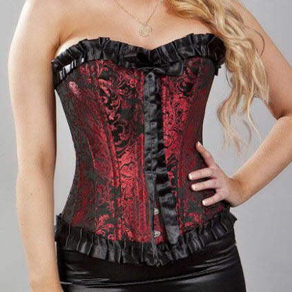 Lily Clip Korsett Kingbrokat rot