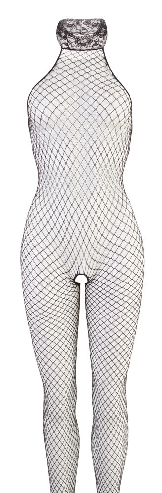 Fischnetz Catsuit ärmellos