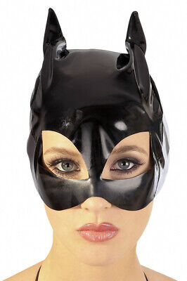 Black Cat Katzenmaske aus Lack