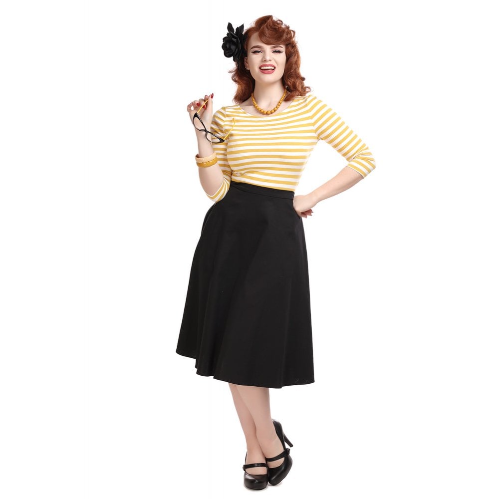 Cassie Classic Swing Rock uni schwarz