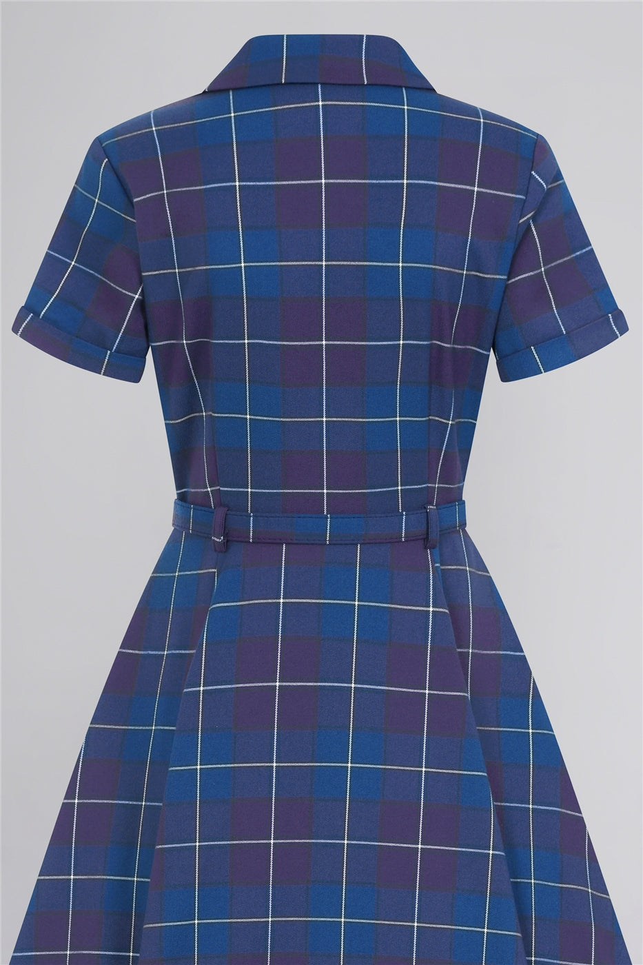 Caterina Mermaid Check Vintage Kleid