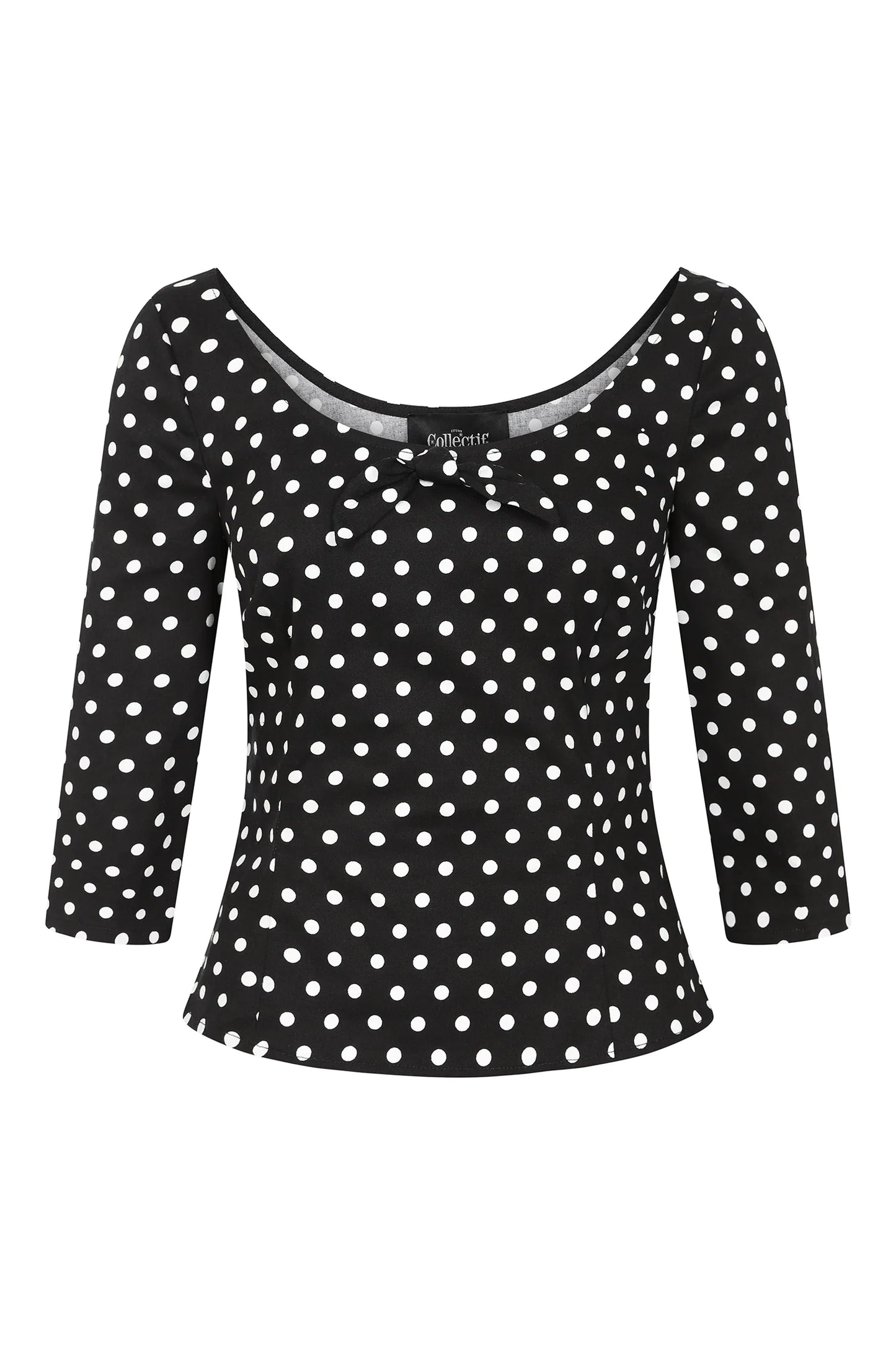Suzy Polka Top Plus Size