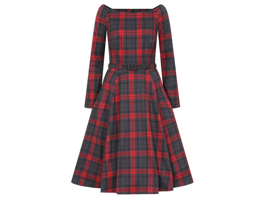 Meg Smokey Check Winter Kleid