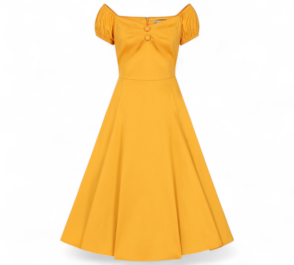 Dolores Doll Kleid uni mustard