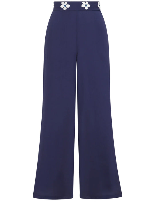 Kim Daisy Flower Power Hose navy