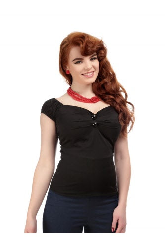 Dolores Top schwarz