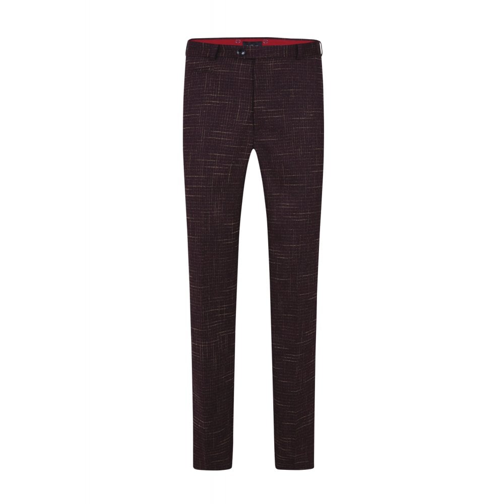 Bobby Crosshatch 40s Hose burgundy