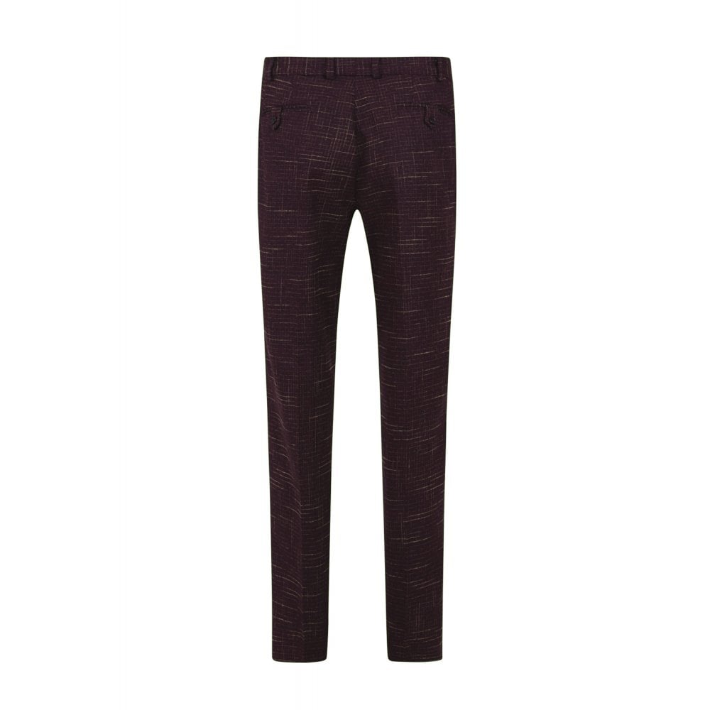 Bobby Crosshatch 40s Hose burgundy