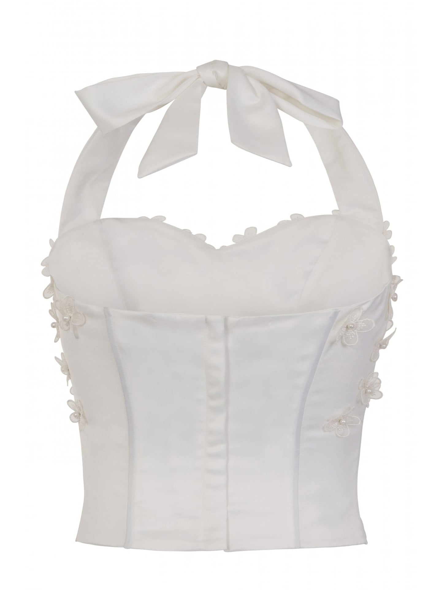 Vintage Occasion Wedding-Korsagen-Top ivory