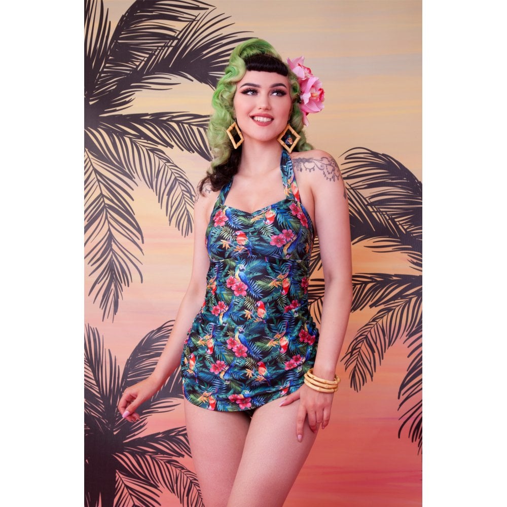 Jungle Retro Badeanzug