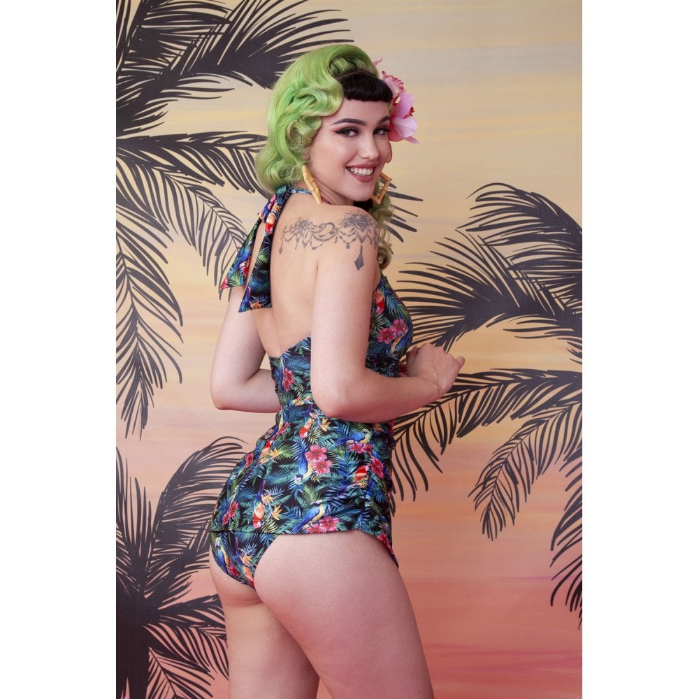 Jungle Retro Badeanzug